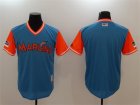 Marlins Light Blue 2018 Players Weekend Authentic Team Jersey
