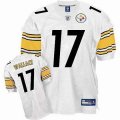 Pittsburgh Steelers #17 Mike Wallace White