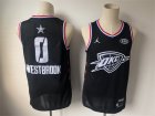 Thunder #0 Russell Westbrook Black 2019 NBA All-Star Game Jordan Brand Swingman Jersey