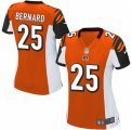 Womens Nike Cincinnati Bengals #25 Giovani Bernard Game Orange Alternate NFL Jersey