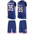 Mens Nike Buffalo Bills #35 Mike Gillislee Limited Royal Blue Tank Top Suit NFL Jersey
