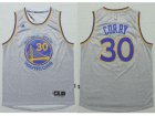 NBA Golden State Warrlors #30 Stephen Curry Grey Fashion Stitched Jerseys