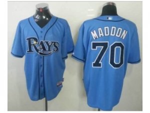 mlb jerseys tampa bay rays #70 maddon lt blue