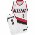 Mens Adidas Portland Trail Blazers #3 C.J. McCollum Swingman White Home NBA Jersey