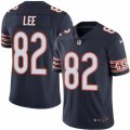 Mens Nike Chicago Bears #82 Khari Lee Limited Navy Blue Rush NFL Jersey