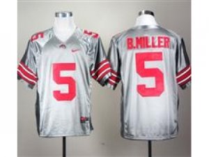 Ohio State Buckeyes Braxton Miller #5 Grey College Football Jersey