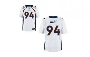 Nike Denver Broncos #94 WARE white Jerseys( Elite)