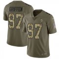Nike Vikings #97 Everson Griffen Olive Camo Salute To Service Limited Jersey