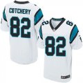 Nike Carolina Panthers #82 Jerricho Cotchery white jerseys(Elite)