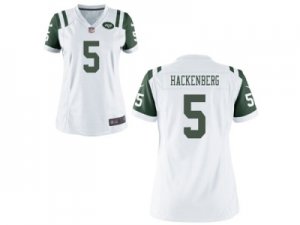 Womens Nike New York Jets #5 Christian Hackenberg White NFL Jersey