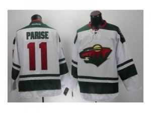 nhl jerseys minnesota wilds #11 parise white[parise]