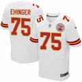 Mens Nike Kansas City Chiefs #75 Parker Ehinger Elite White NFL Jersey