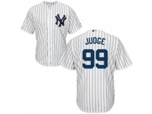 Youth New York Yankees #99 Aaron Judge White Cool Base Stitched MLB Jersey