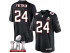Mens Nike Atlanta Falcons #24 Devonta Freeman Limited Black Alternate Super Bowl LI 51 NFL Jersey