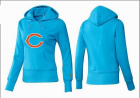 Women Chicago bears Logo Pullover Hoodie-022