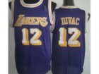 NBA Los Angeles Lakers #12 Vlade Divac Purple(Revolution 30)