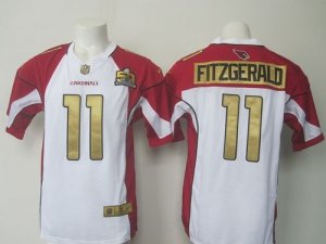 Nike Arizona Cardinals #11 Larry Fitzgerald white Jerseys(Elite Super Bowl 50th)