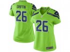 Women Nike Seattle Seahawks #26 Shaquill Griffin Limited Green Rush NFL Jersey