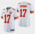 Nike Chiefs #17 Mecole Hardman White 2021 Super Bowl LV Vapor Untouchable Limited