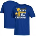 Golden State Warriors 2017 NBA Champions Mens T-Shirt Royal