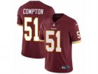 Mens Nike Washington Redskins #51 Will Compton Vapor Untouchable Limited Burgundy Red Team Color NFL Jersey