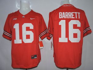 NCAA Ohio State Buckeyes #16 Barrett The collar shirt red jerseys