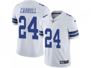 Mens Nike Dallas Cowboys #24 Nolan Carroll Vapor Untouchable Limited White NFL Jersey