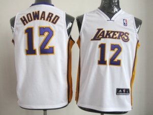 youth nba los angeles lakers #12 dwight howard white