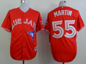 mlb toronto blue jays #55 martin red jerseys