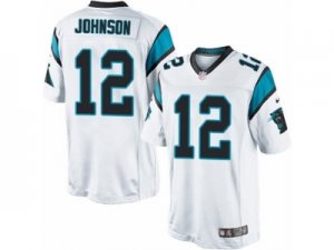 Men\'s Nike Carolina Panthers #12 Charles Johnson Limited White NFL Jersey