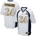 Nike Denver Broncos #26 Darian Stewart White Men Stitched NFL Game Super Bowl 50 Collection Jersey