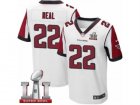 Mens Nike Atlanta Falcons #22 Keanu Neal Elite White Super Bowl LI 51 NFL Jersey