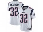 Mens Nike New England Patriots #32 Devin McCourty Vapor Untouchable Limited White NFL Jersey