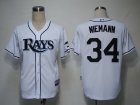MLB Tampa Bay Rays #34 Niemann White[Cool Base]