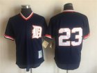 Tigers #23 Kirk Gibson Navy 1984 Cooperstown Collection Batting Practice Jersey