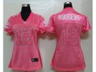 Nike Womens Green Bay Packers #12 Rodgers Pink Jerseys
