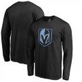 Mens Vegas Golden Knights Fanatics Branded Black Big & Tall Pond Hockey Long Sleeve T-Shirt