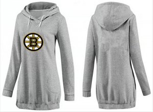 NHL Women Boston Bruins Logo Pullover Hoodie 9