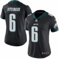 Women's Nike Philadelphia Eagles #6 Caleb Sturgis Limited Black Rush NFL Jersey