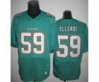 Nike jerseys miami dolphins #59 ellerbe green[Elite]