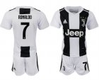 2018-19 Juventus 7 RONALDO Home Youth Soccer Jersey