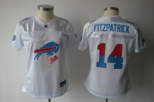 women nfl buffalo bills #14 fitzpatrick white[2011 fem fan]