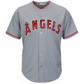 Men's Los Angeles Angels of Anaheim Majestic Blank Gray Road Cool Base Team Jersey