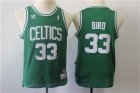 Celtics #33 Larry Bird Green Youth Hardwood Classics Jersey