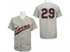 MLB Minesota Twins #29 Rod Carew Grey Throwback jerseys