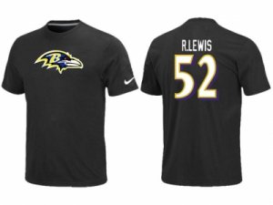 Nike Baltimore Ravens #52 R.LEWIS Name & Number T-Shirt