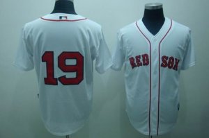 mlb boston red sox #19 beckett white[cool base]