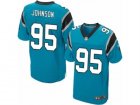 Mens Nike Carolina Panthers #95 Charles Johnson Elite Blue Alternate NFL Jersey