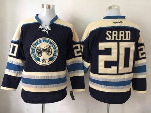 Columbus Blue Jackets #20 Brandon Saad Navy Blue 2016 NHL Jersey