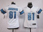 Nike women nfl jerseys detroit lions #81 calvin johnson white